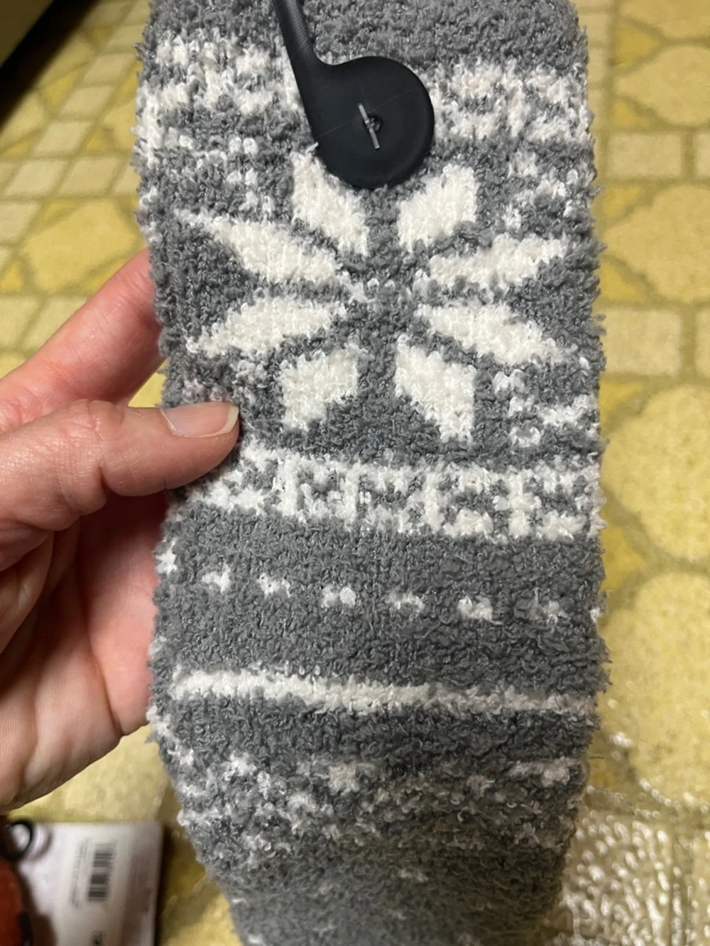 2 New Muk Luks Over The Knee Socks in Black and Orange - Picture 12 of 13